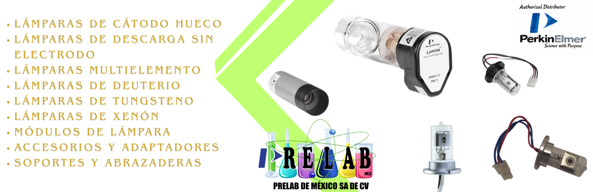 Banner Lamparas y bulbos Perkin